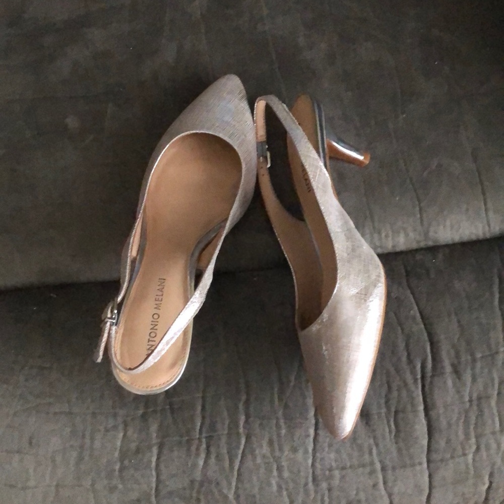 Silver shoes